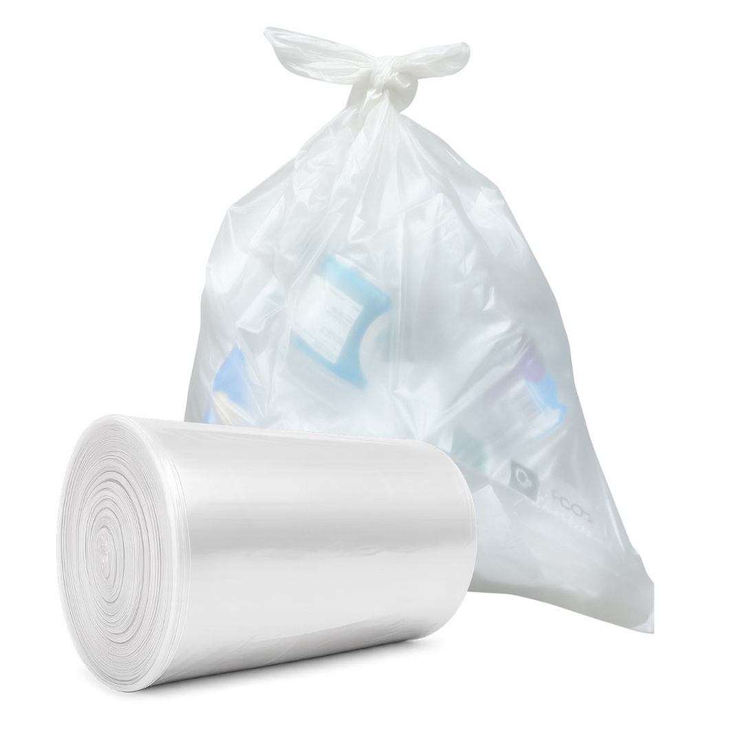 Liquipak Heavy-Duty Household Clear Refuse Sacks – 100L, Pack of 40 Large Recycling Bags
