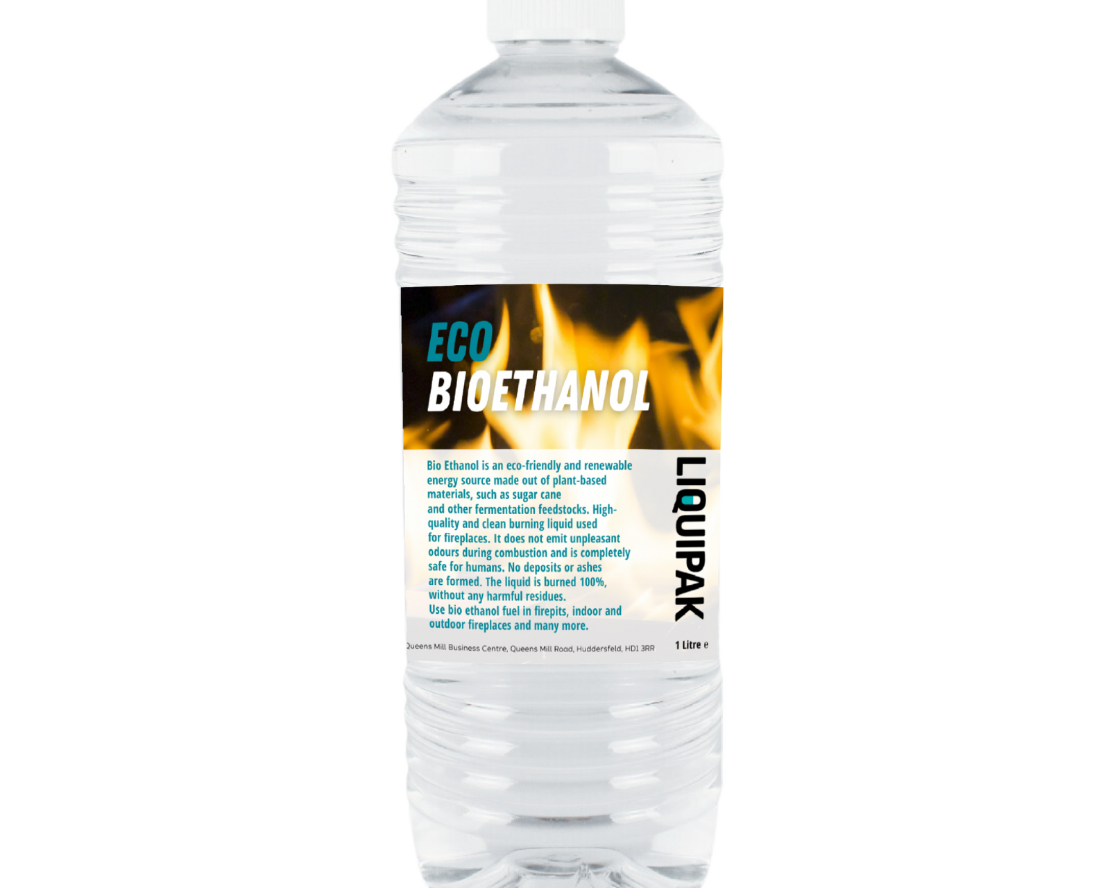 Liquipak - Eco Bioethanol Fuel For Fireplaces and Fires 1 Litre