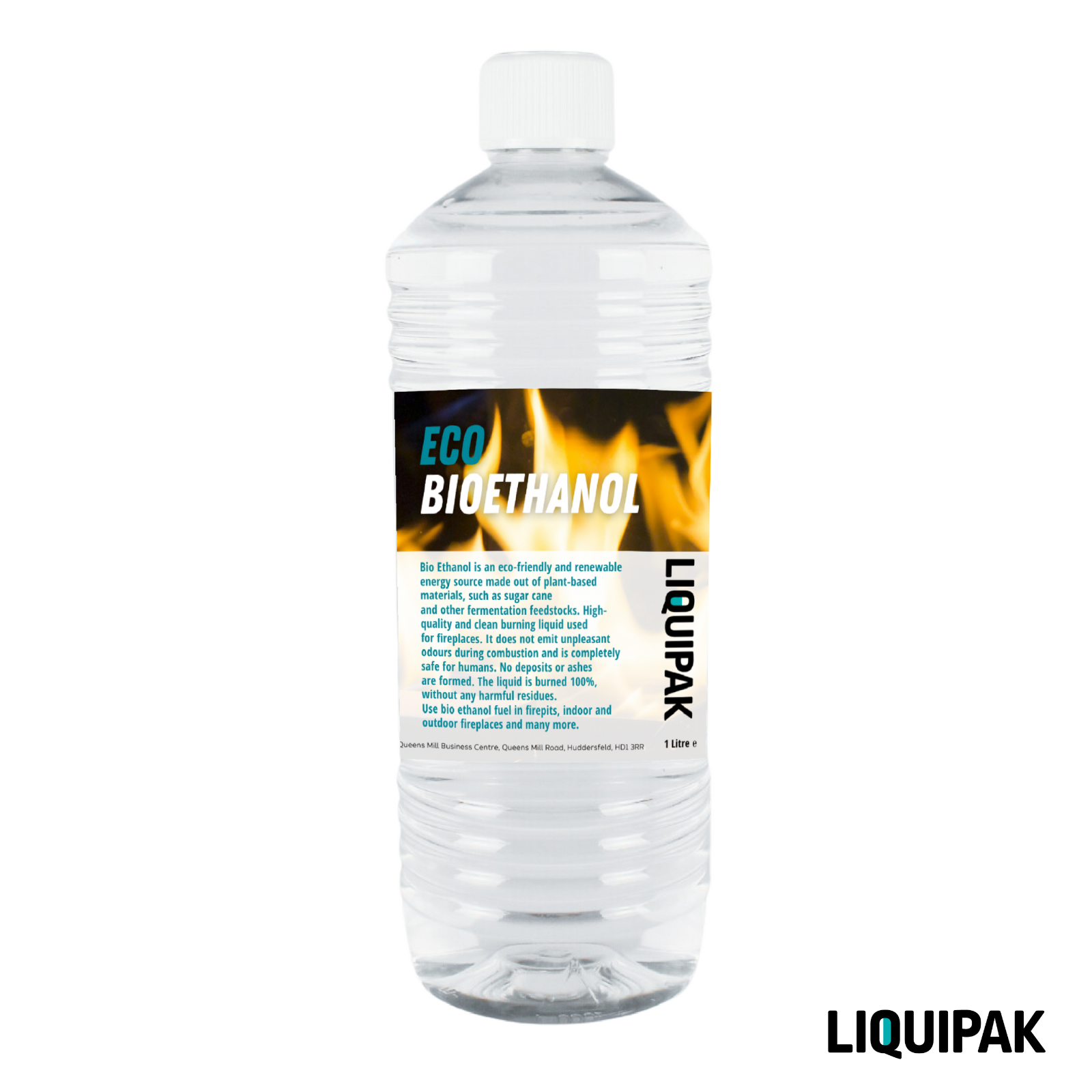 Liquipak - Eco Bioethanol Fuel For Fireplaces and Fires 1 Litre