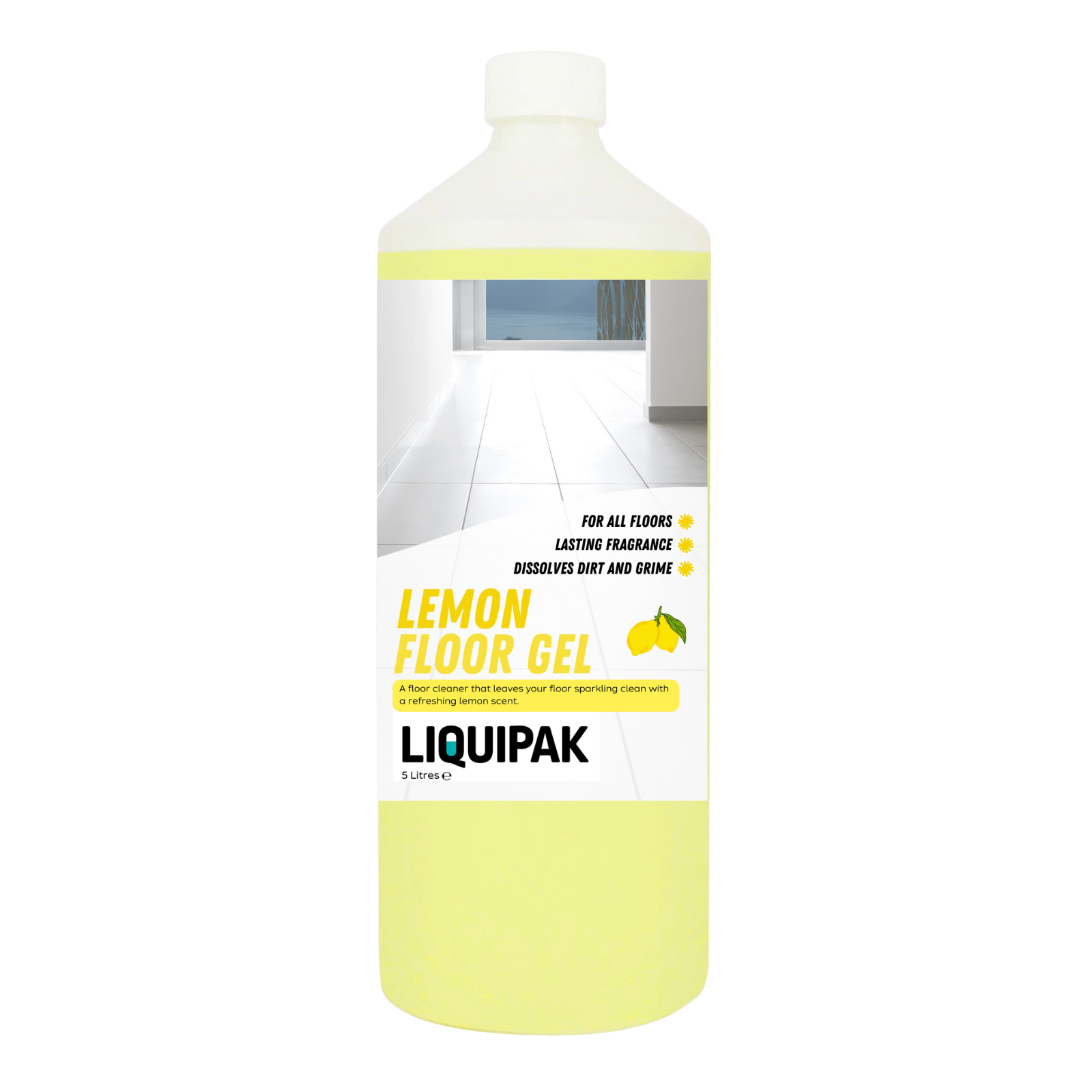 Liquipak - Lemon Floor Gel 1 Litre