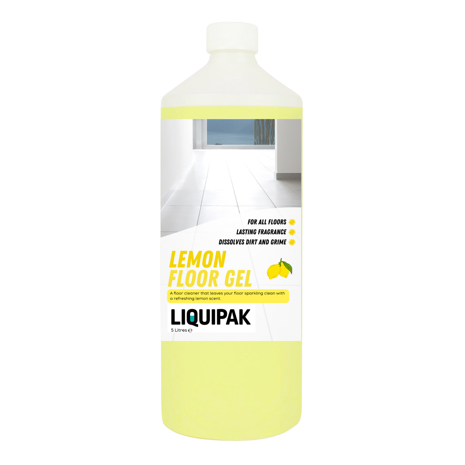 Liquipak Lemon Floor Gel Lemon scented Multi surface Cleaner liquipak-lemon-floor-gel-lemon-scented-multi-surface-cleaner