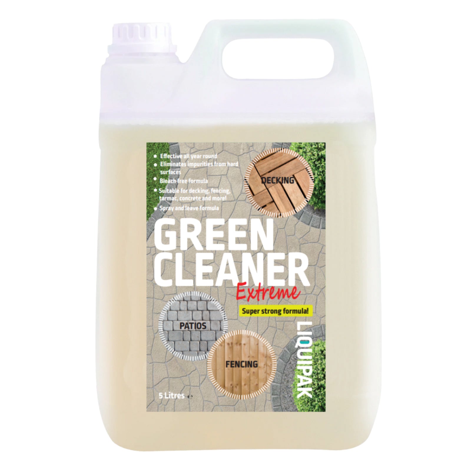 Liquipak - Green Cleaner Extreme Path & Patio Cleaner 5 Litres