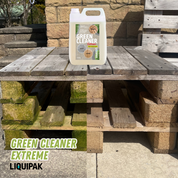 Liquipak Green Cleaner Extreme Path & Patio Cleaner Fluid Spray Wet And Walk Away Green Stain Remover | Liquipak