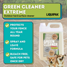 Liquipak Green Cleaner Extreme Path & Patio Cleaner Fluid Spray Wet And Walk Away Green Stain Remover | Liquipak
