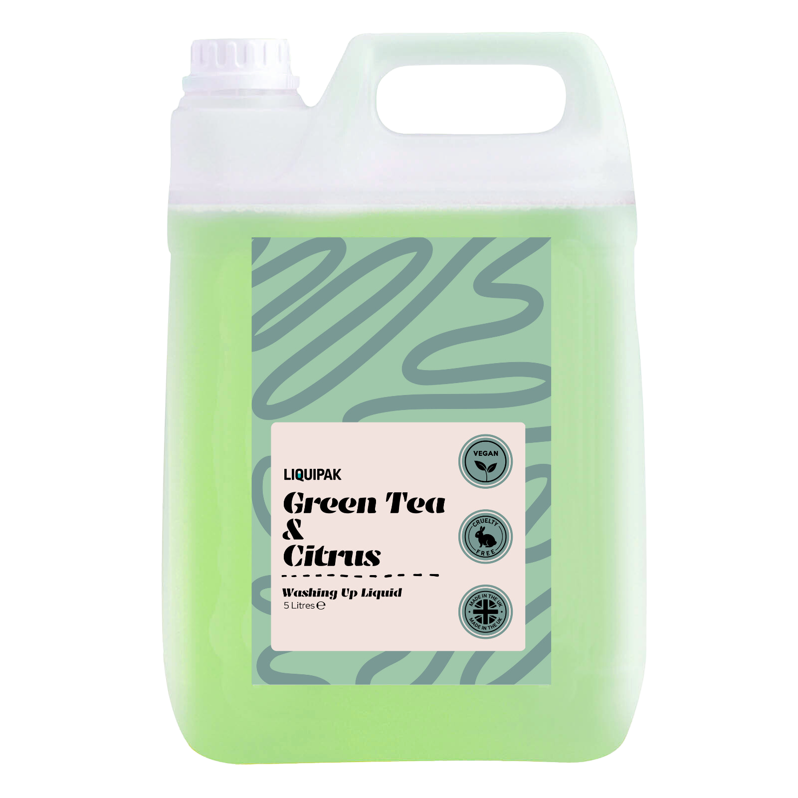 Mix & Match Vegan Friendly Washing up Liquid Refill | Green Tea & Citrus