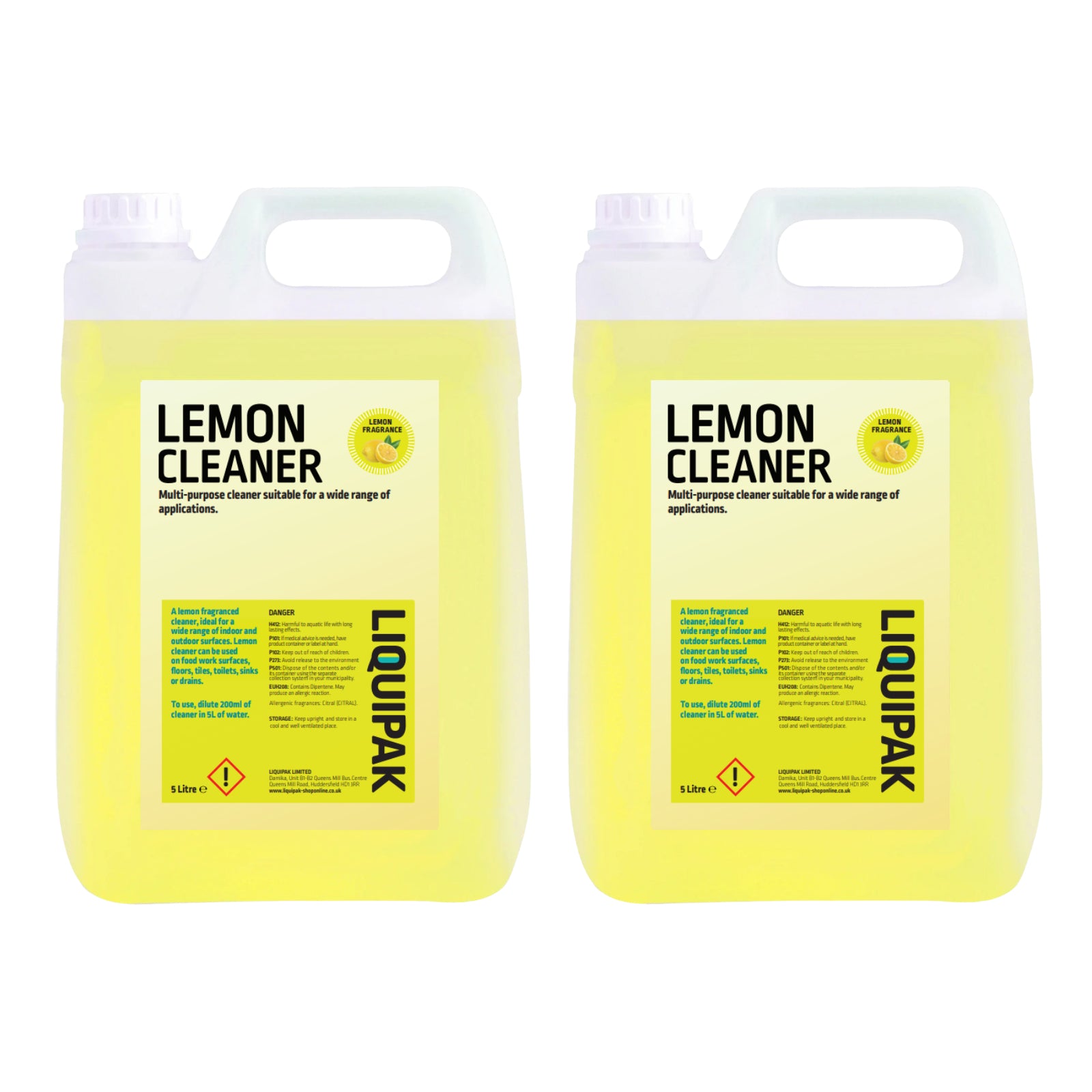 Liquipak - Lemon Cleaner 10 Litres