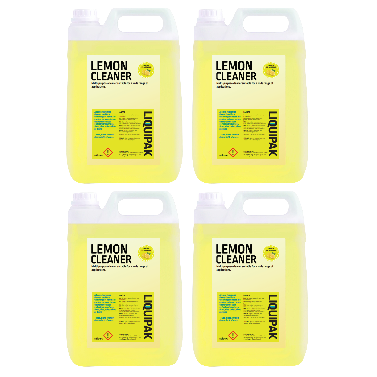 Liquipak - Lemon Cleaner 20 Litres