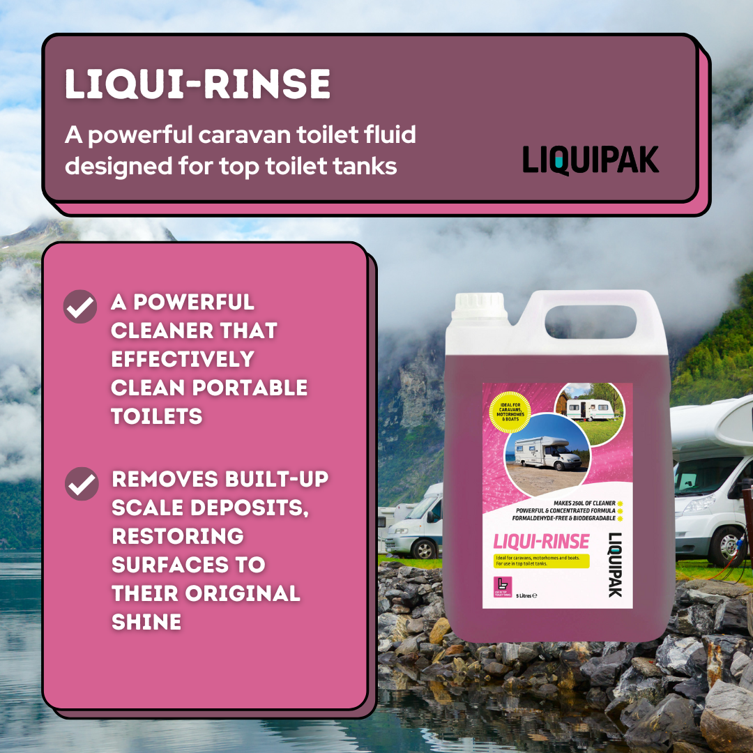 Caravan Toilet Chemicals | Liqui Rinse 5L Product Information