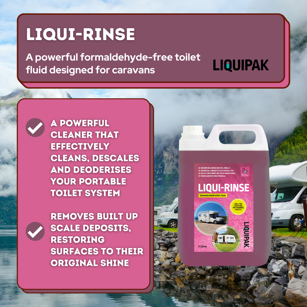 Liquipak - Liqui-Rinse Caravan Toilet Cleaner Info