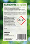 Liquipak - acetic acid back label