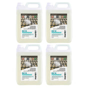 Four containers of 5L BAC 50 Powerwash with labels on a white background | Liquipak