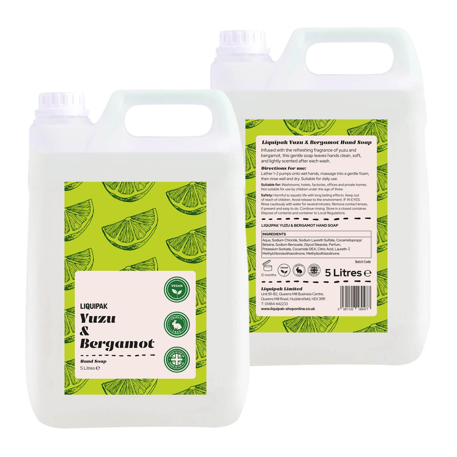 Yuzu & Bergamot Vegan Hand Soap Refill