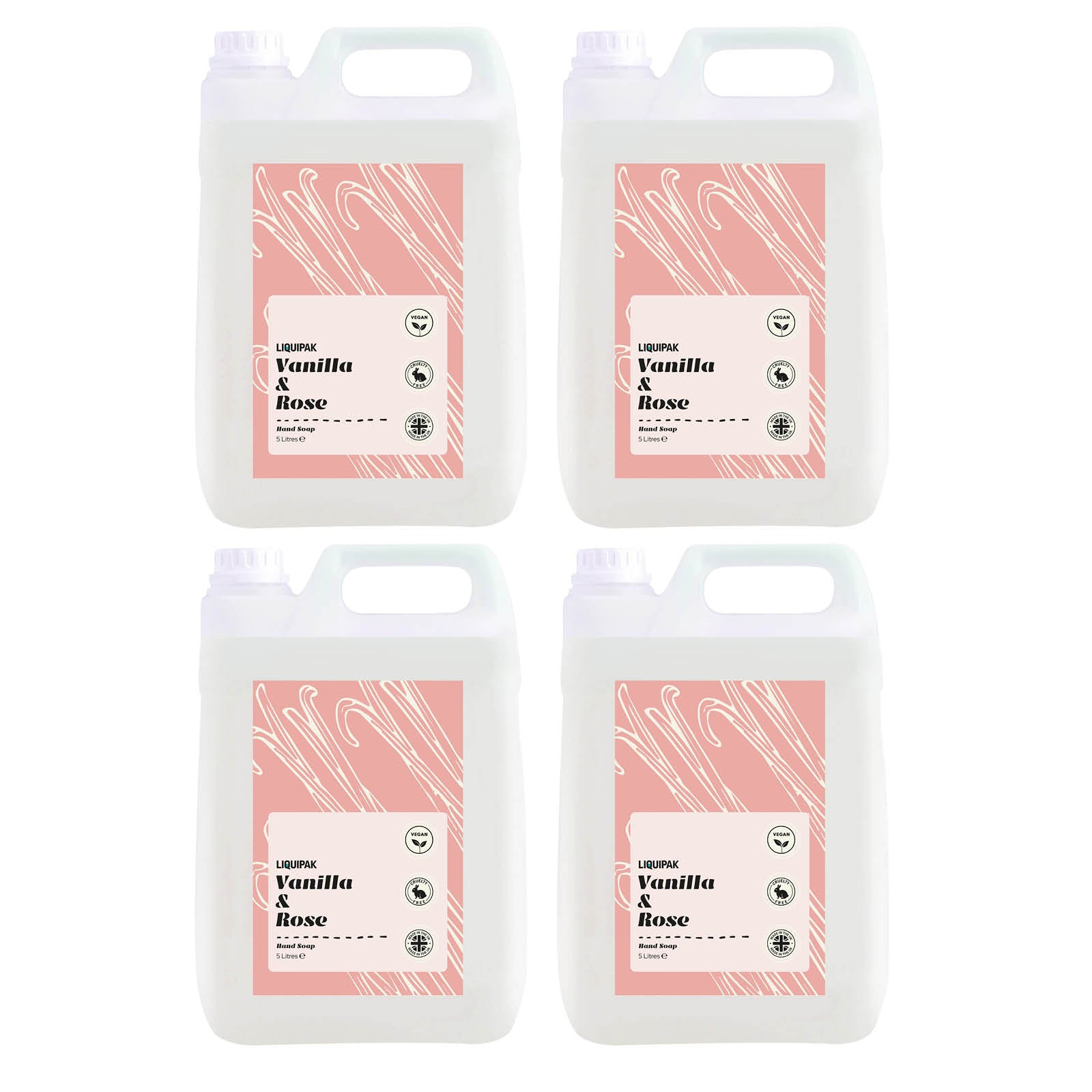 Vanilla & Rose Hand Soap Liquid – Vegan Hand Wash Refill