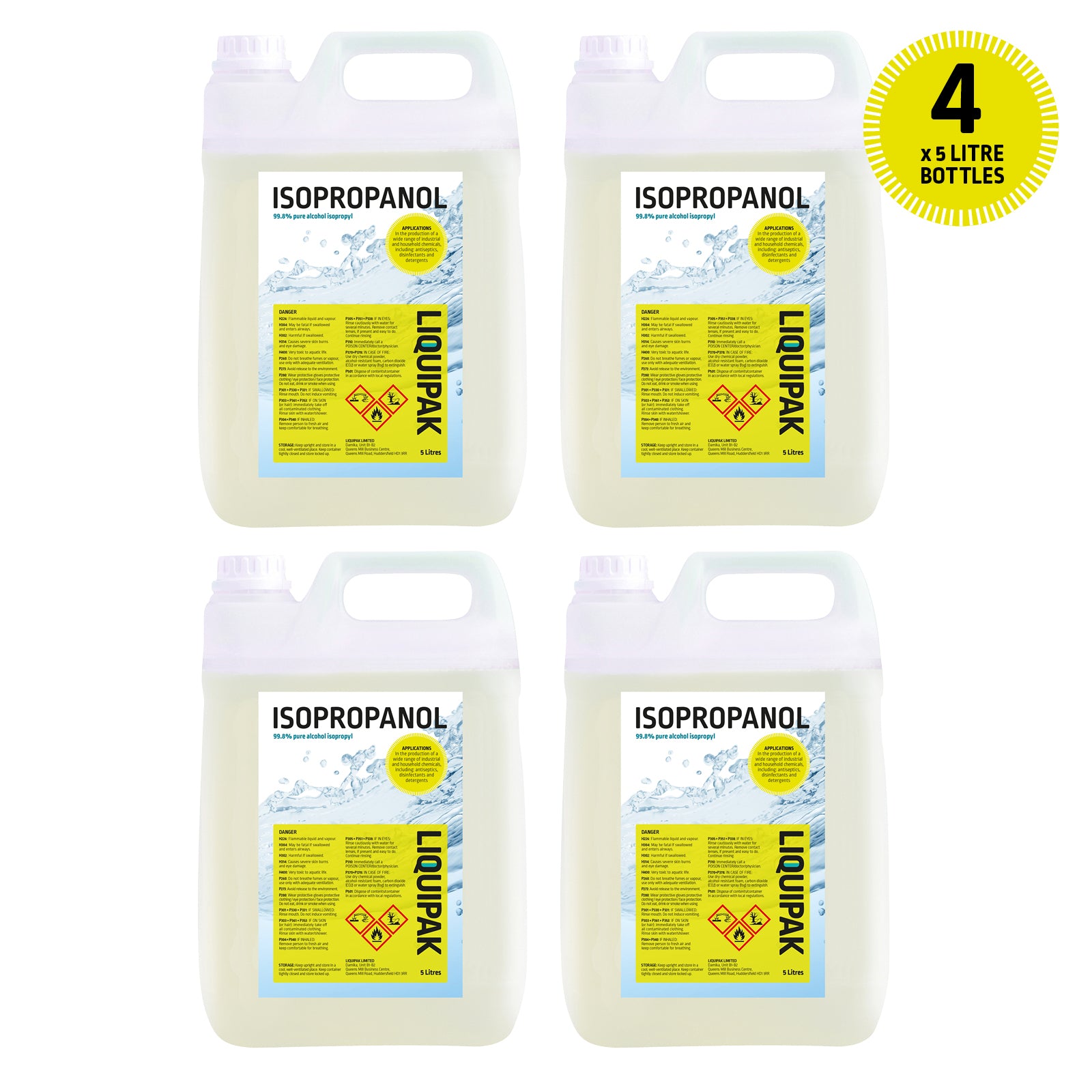 Liquipak - Isopropanol 20 Litres