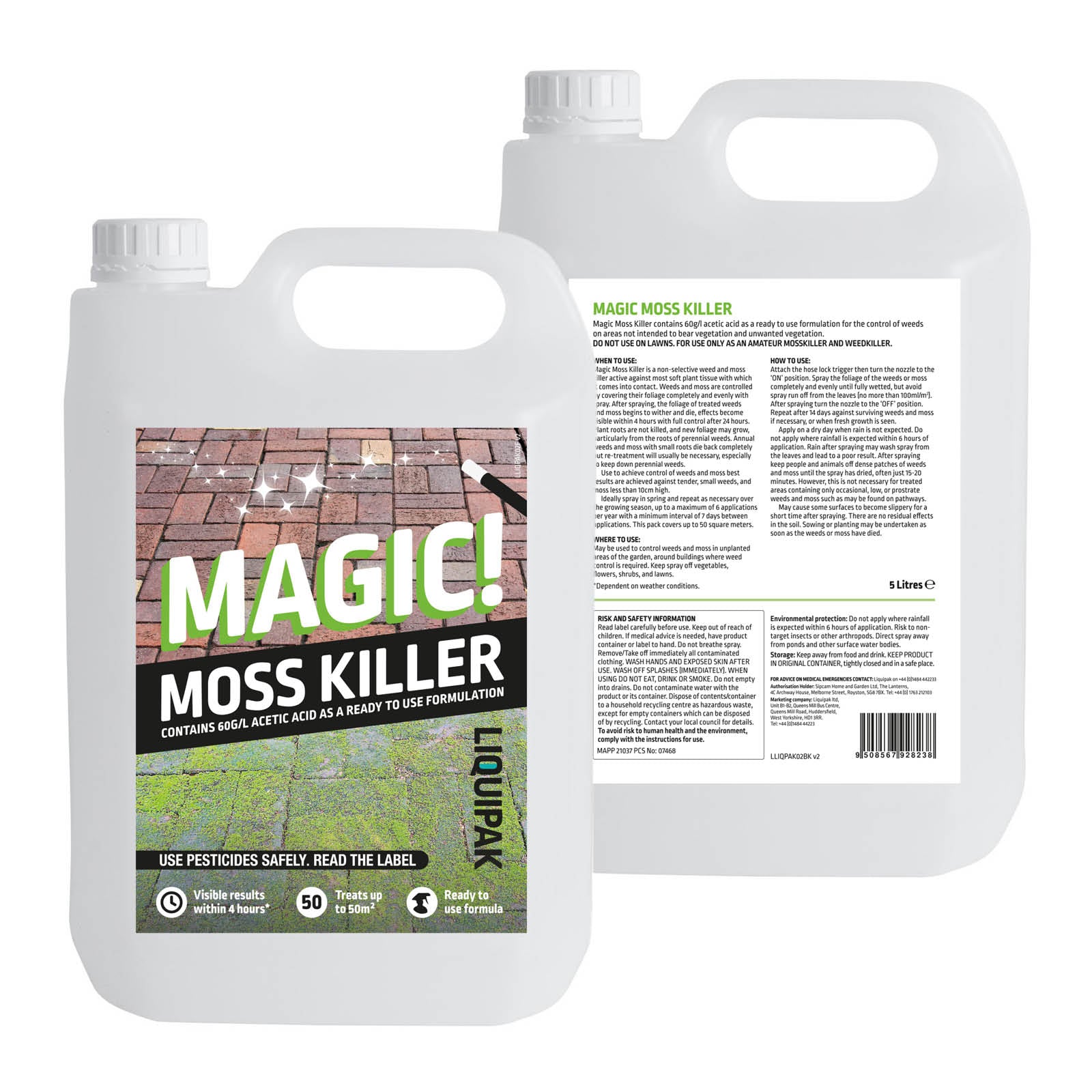 MAGIC MOSS KILLER & TRIGGER HOSE