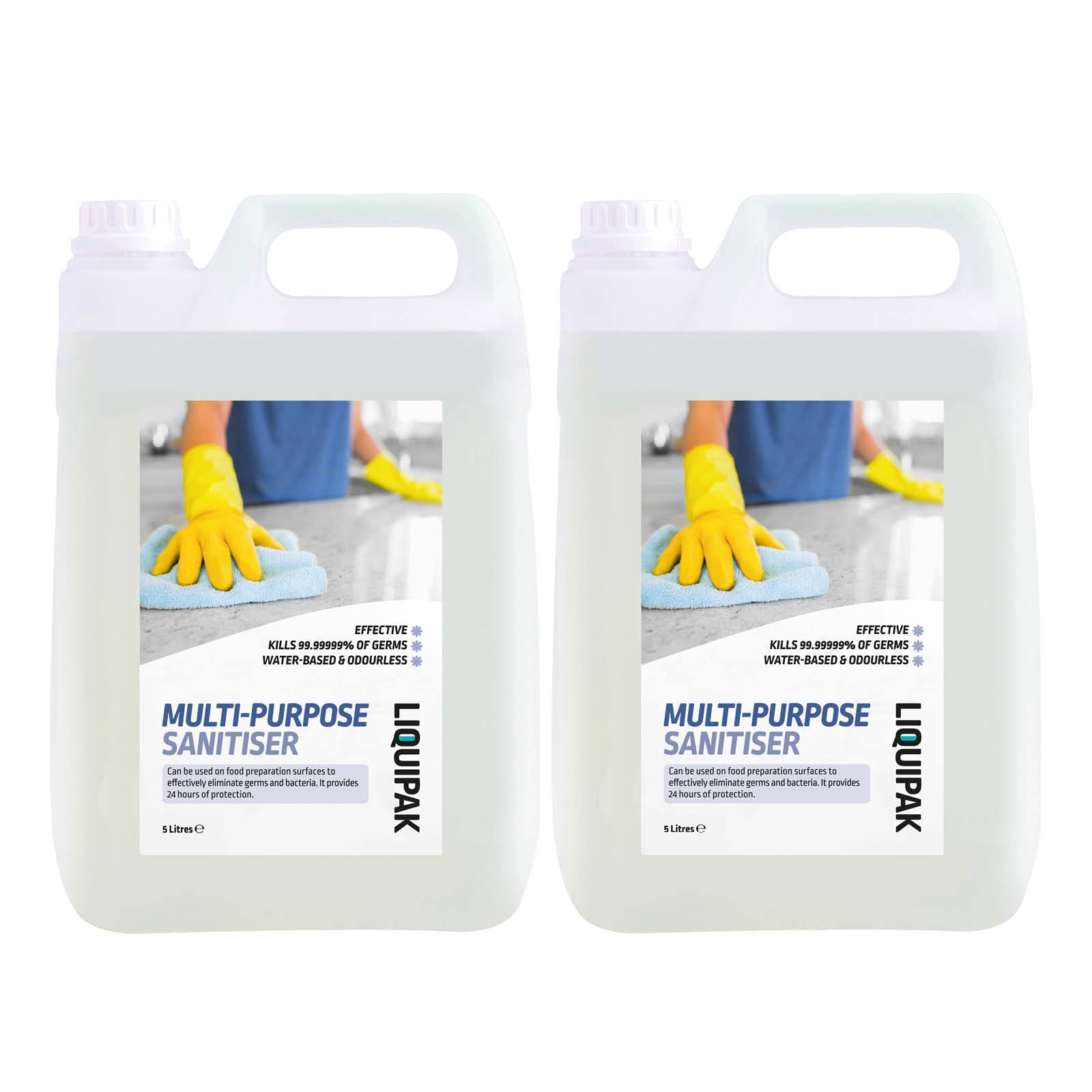 Liquipak Multi-Purpose & Multi-Surface Sanitiser 10L | Kills 99.9% of Germs