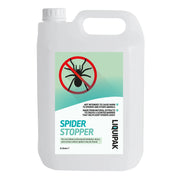 Liquipak Spider Stopper 5L container with a spider icon on a white background 