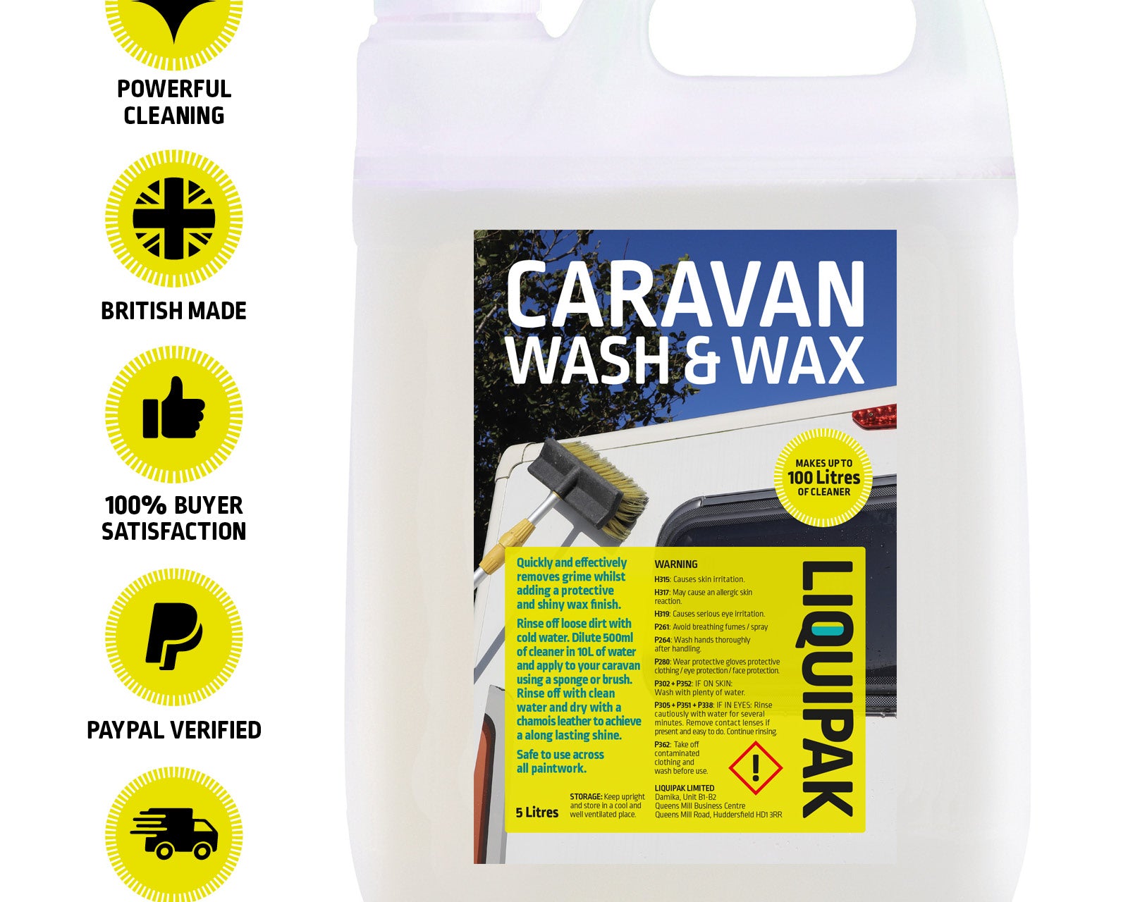 Liquipak - Car Wash & Wax 5 Litres