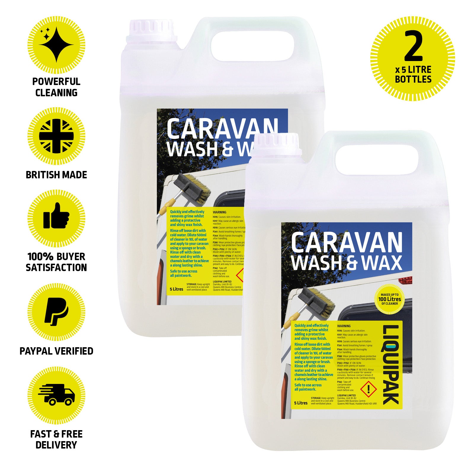 Liquipak - Car Wash & Wax 10 Litres