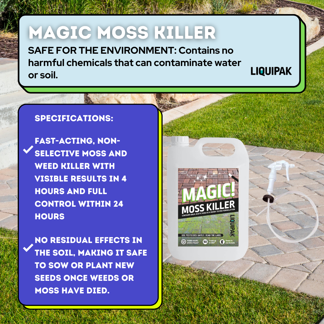 MAGIC MOSS KILLER & TRIGGER HOSE