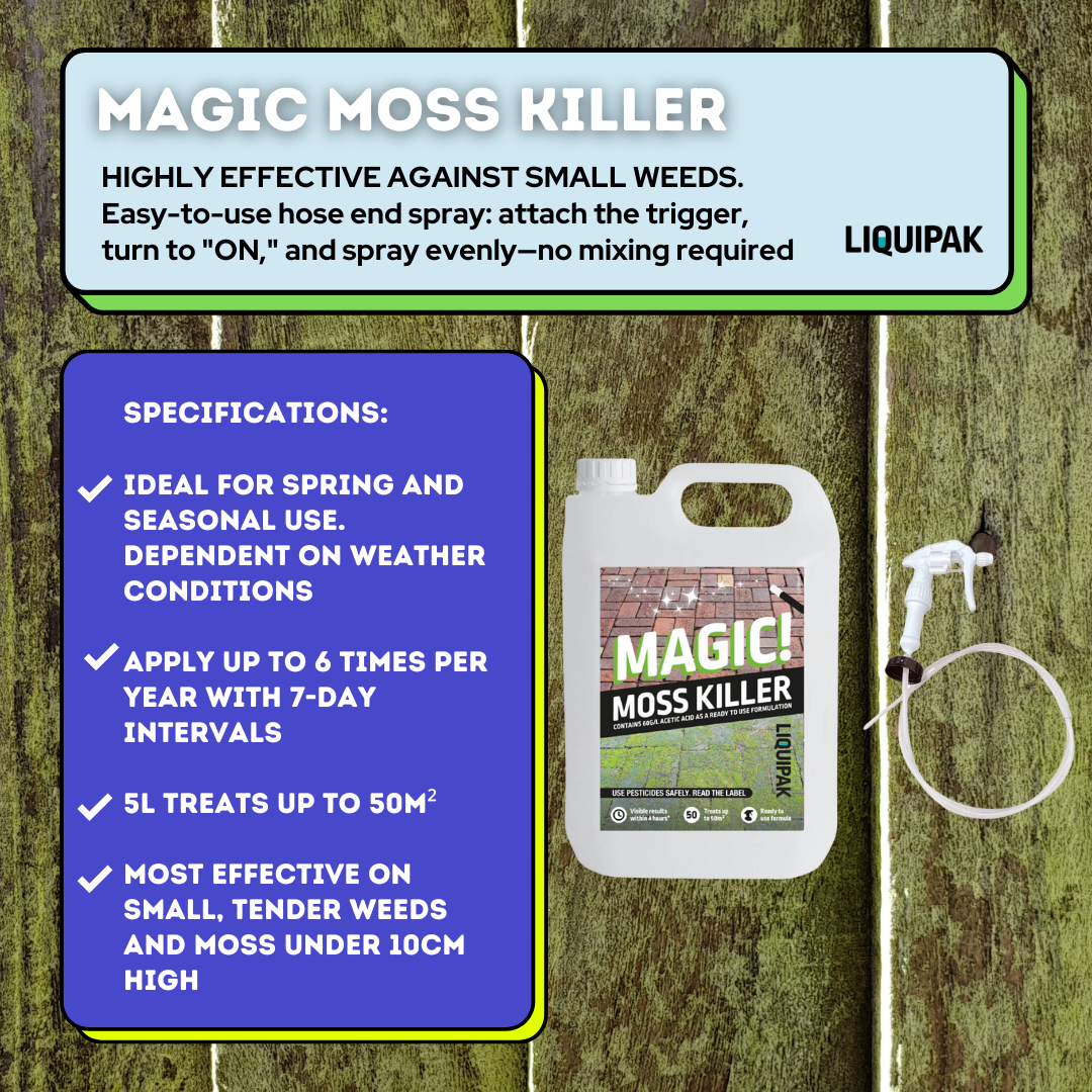 MAGIC MOSS KILLER & TRIGGER HOSE