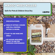 MAGIC WEED KILLER & TRIGGER HOSE