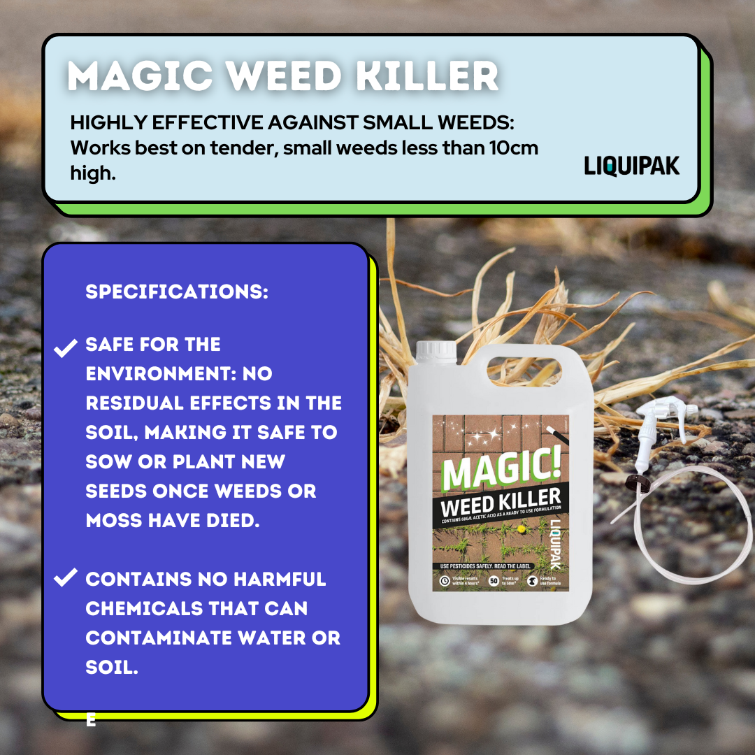 MAGIC WEED KILLER & TRIGGER HOSE