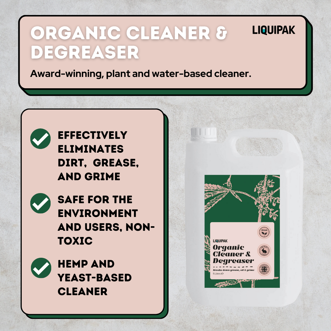 Liquipak - Organic Cleaner & Degreaser Info