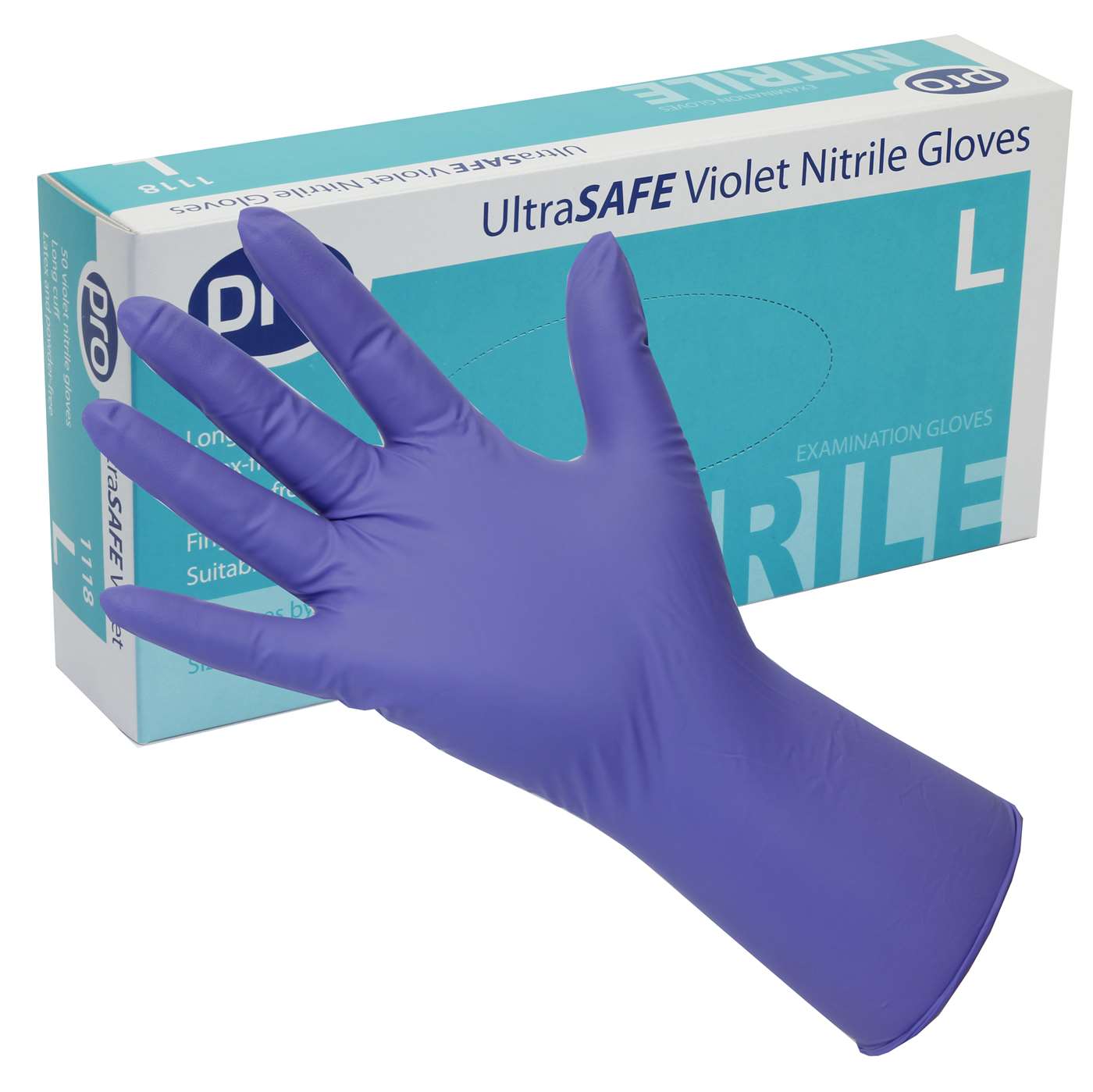 Ultrasafe Nitrile Gloves - Violet