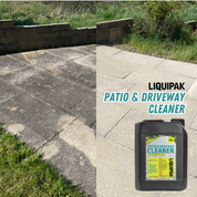 Liquipak - Patio & Driveway Cleaner Before And After