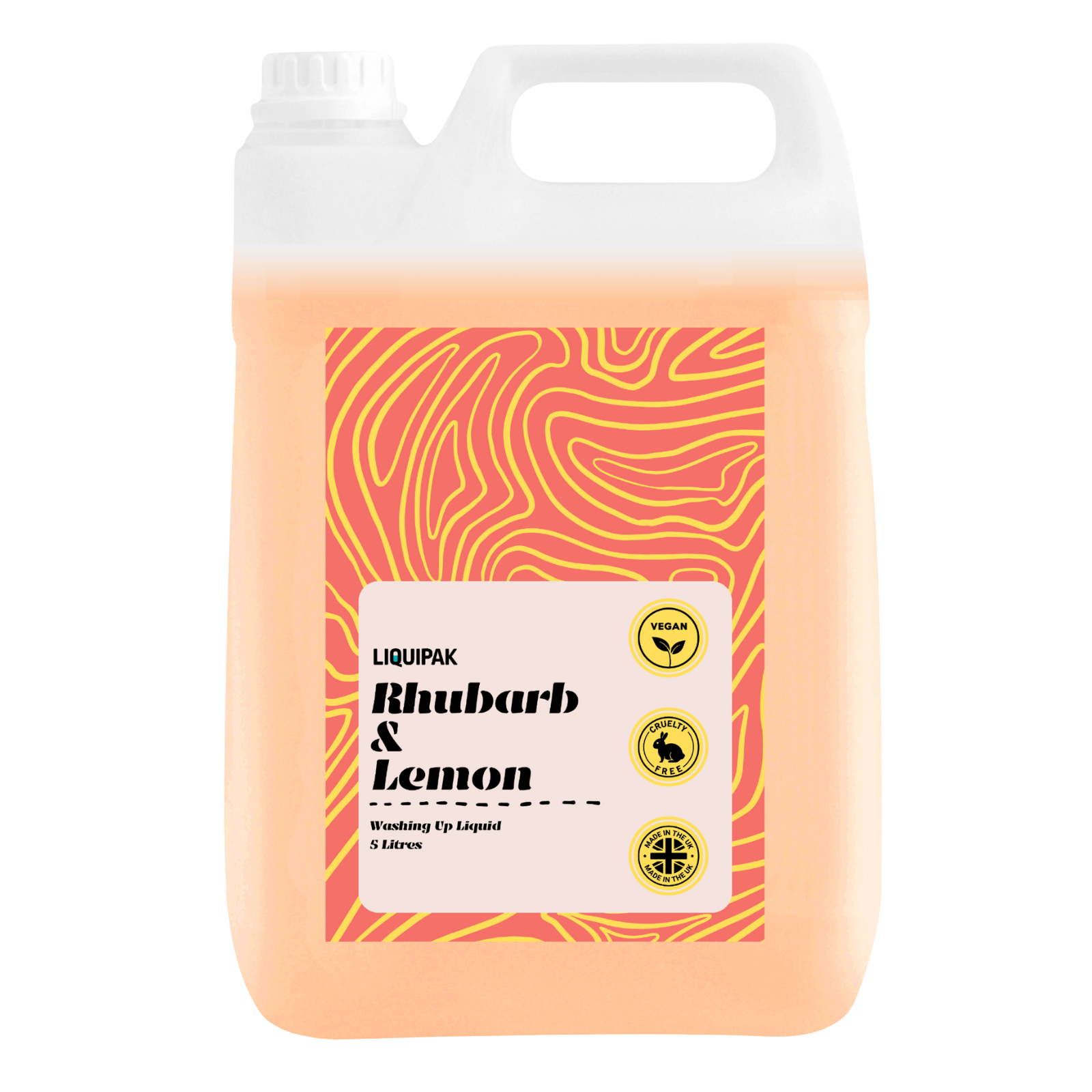 Mix & Match Vegan Friendly Washing up Liquid Refill | Rhubarb & Lemon