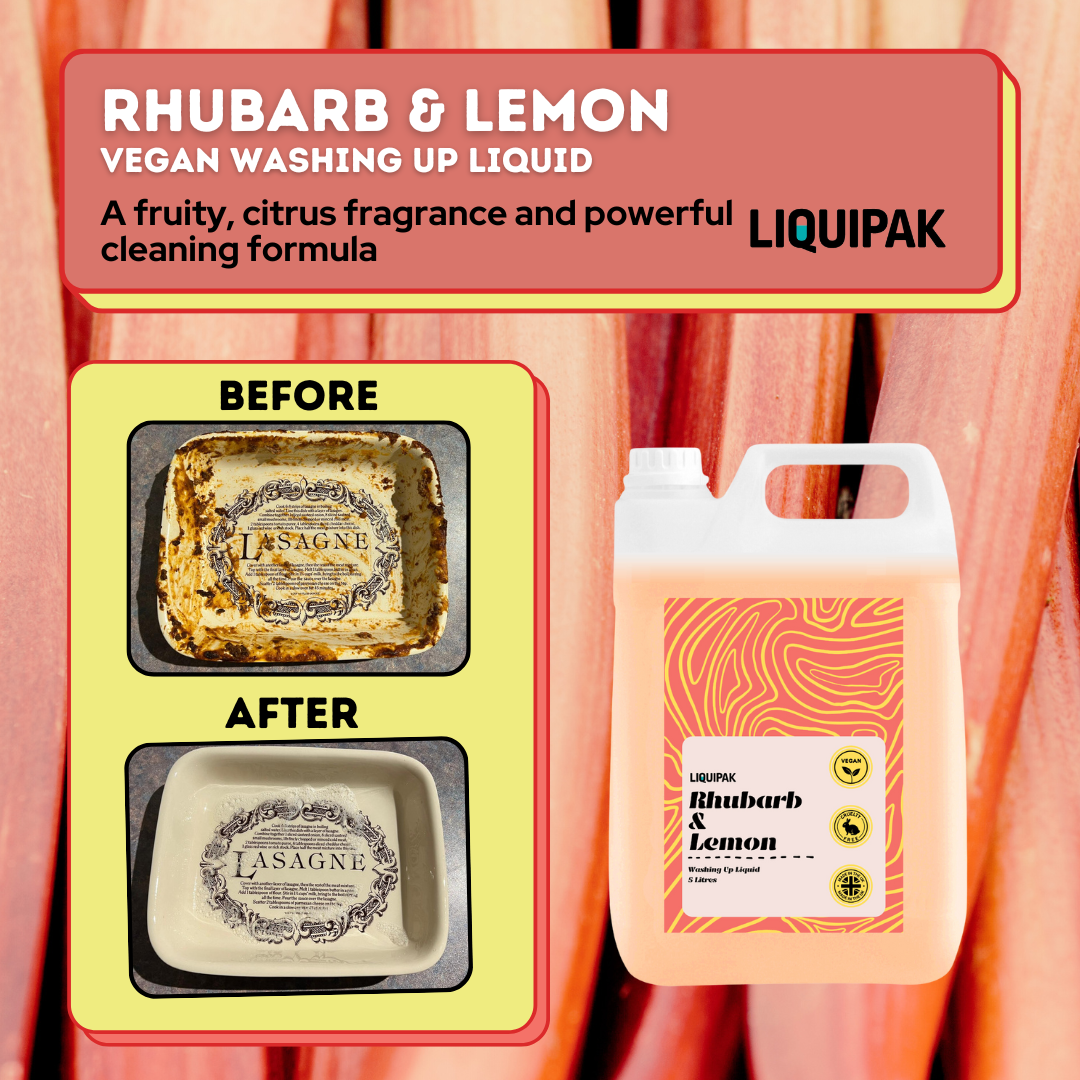 Vegan Washing Up Liquid | Rhubarb & Lemon