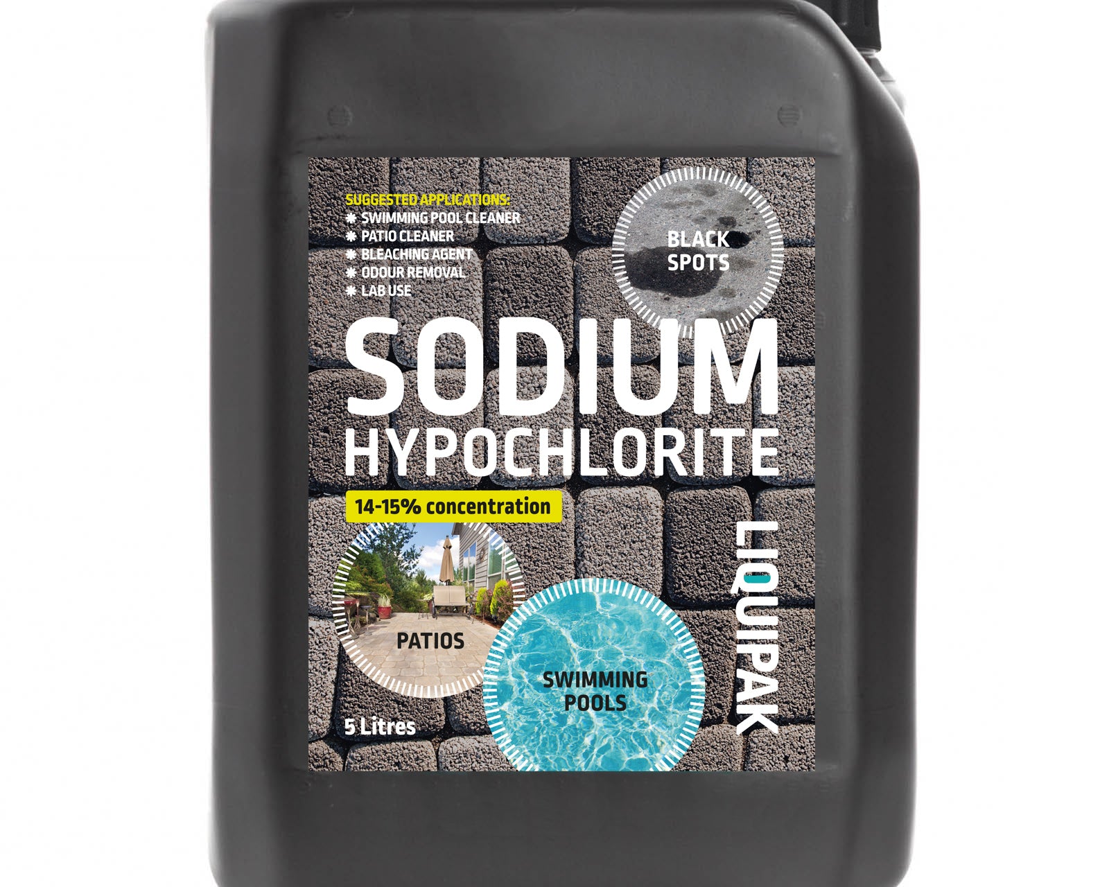 Liquipak - Sodium Hypochlorite 5 Litres 