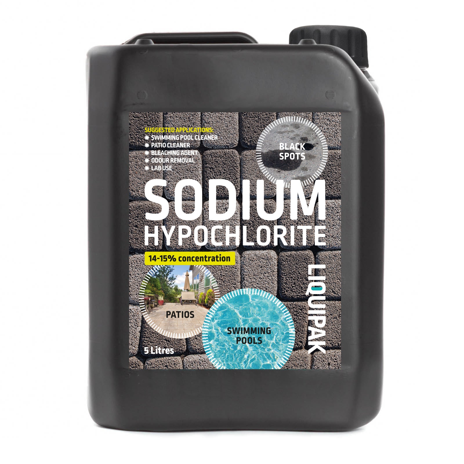 Liquipak - Sodium Hypochlorite 5 Litres 