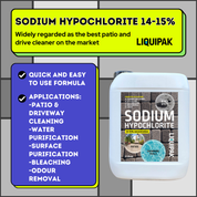 Sodium Hypochlorite 14-15%| Patio Cleaner