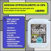 Sodium Hypochlorite 14-15%| Patio Cleaner