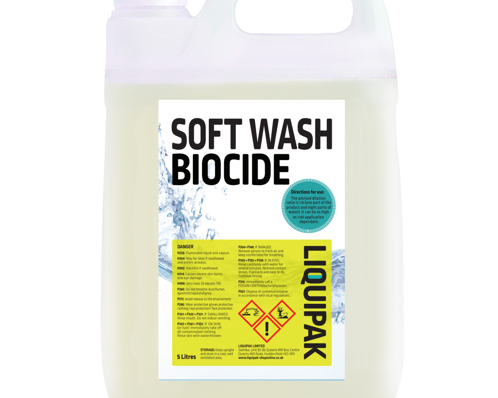 Liquipak - Softwash Biocide 5 Litres