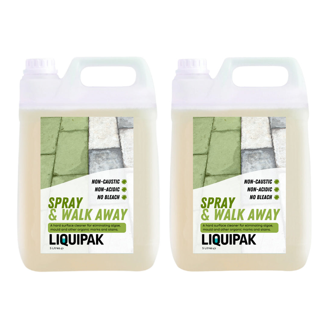  Spray & Walk Away Outdoor Patio & Path Cleaner - Removes Algae, Moss, Mould | Liquipak