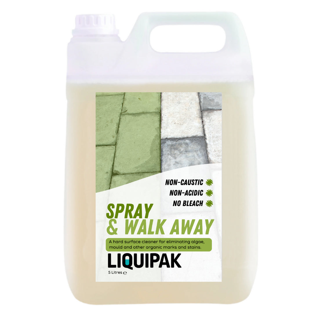  Spray & Walk Away Outdoor Patio & Path Cleaner - Removes Algae, Moss, Mould | Liquipak
