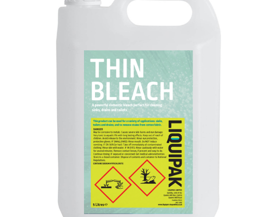 Liquipak - Thin Bleach 5 Litres