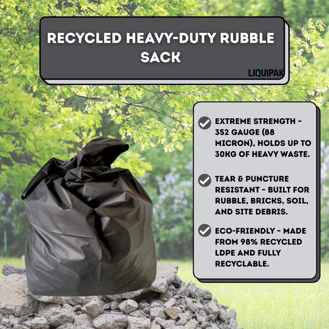 Heavy Duty Rubble Sack Key Points Liquiapak 