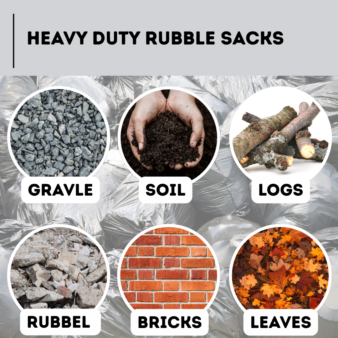 Heavy duty rubble sack Where to use Liquipak 