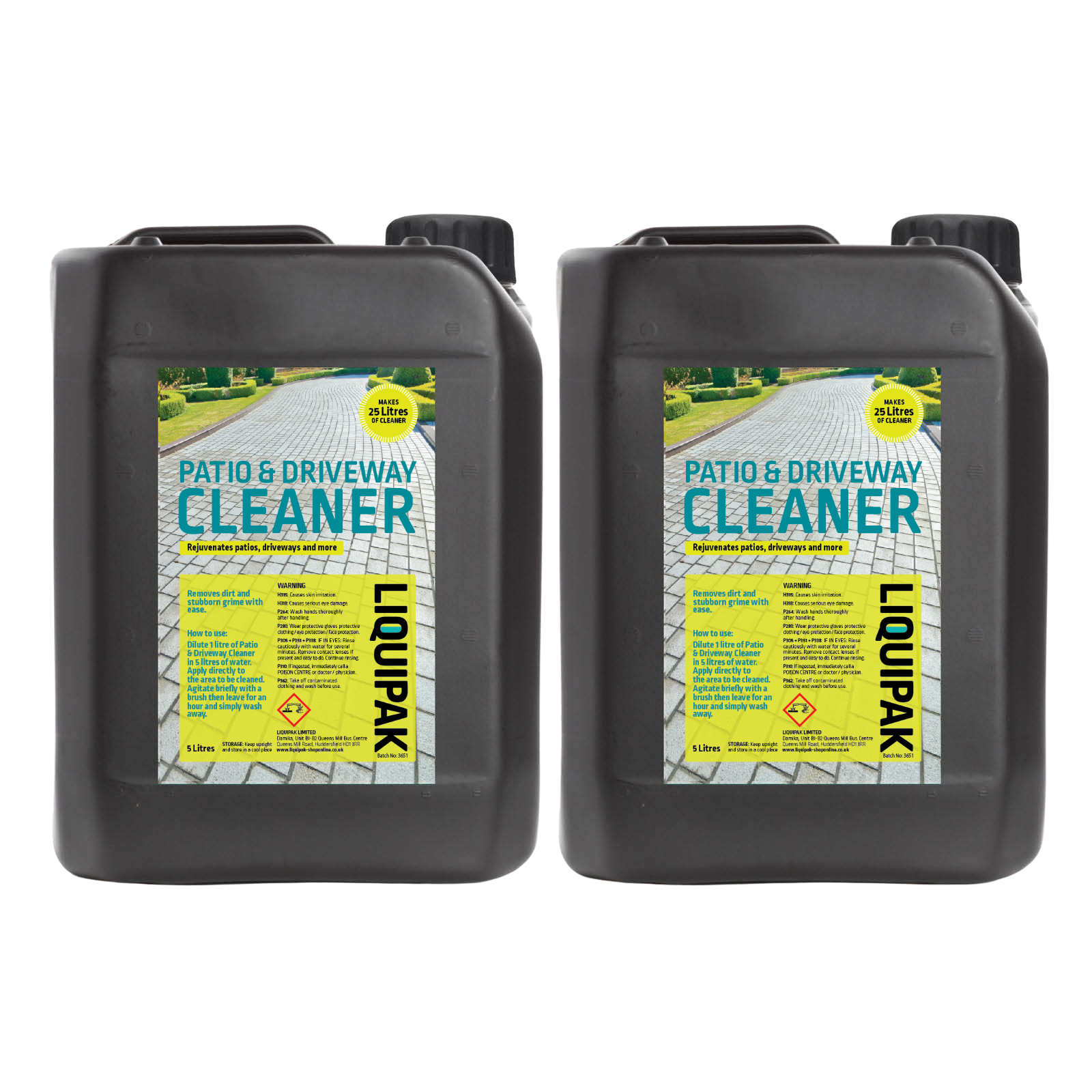 Best Path Patio and Driveway Cleaner 2x5L | Liquipak - Jeyes Fluid - ProKleen Patio Cleaner