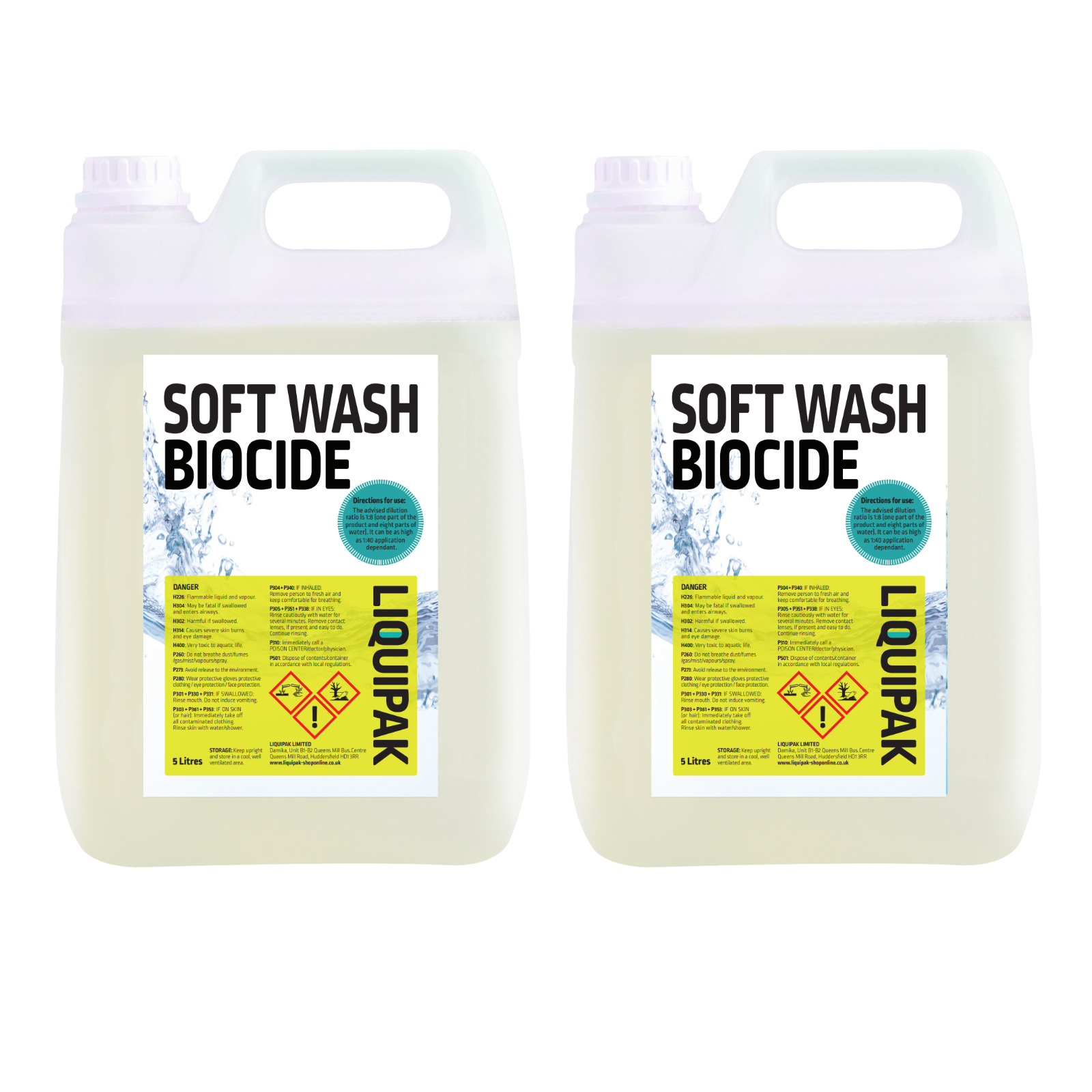 Liquipak - Softwash Biocide 10 Litres