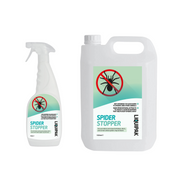 Spider Stopper spray 5L bottle and 750ml container on a white background | Liquipak