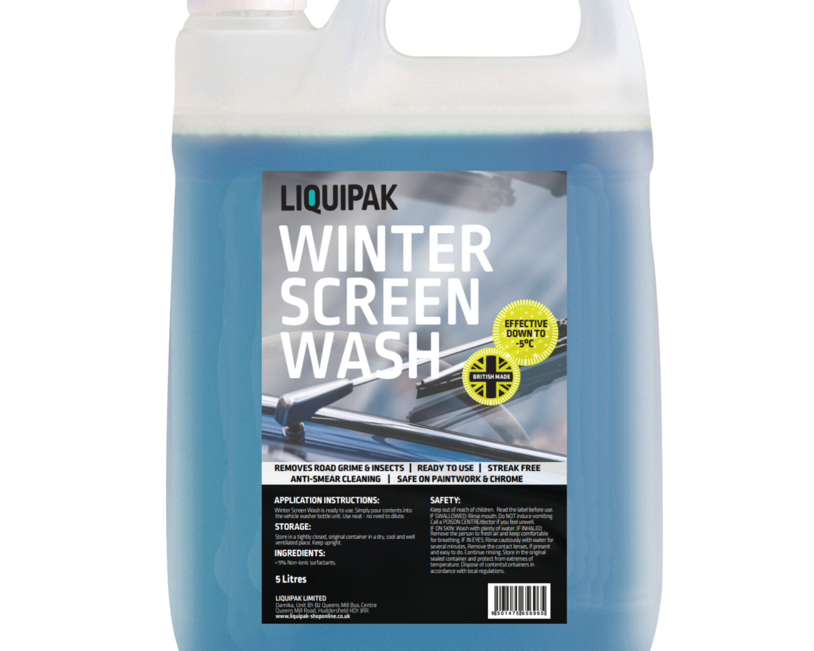 Liquipak - Winter screen Wash 5 Litres