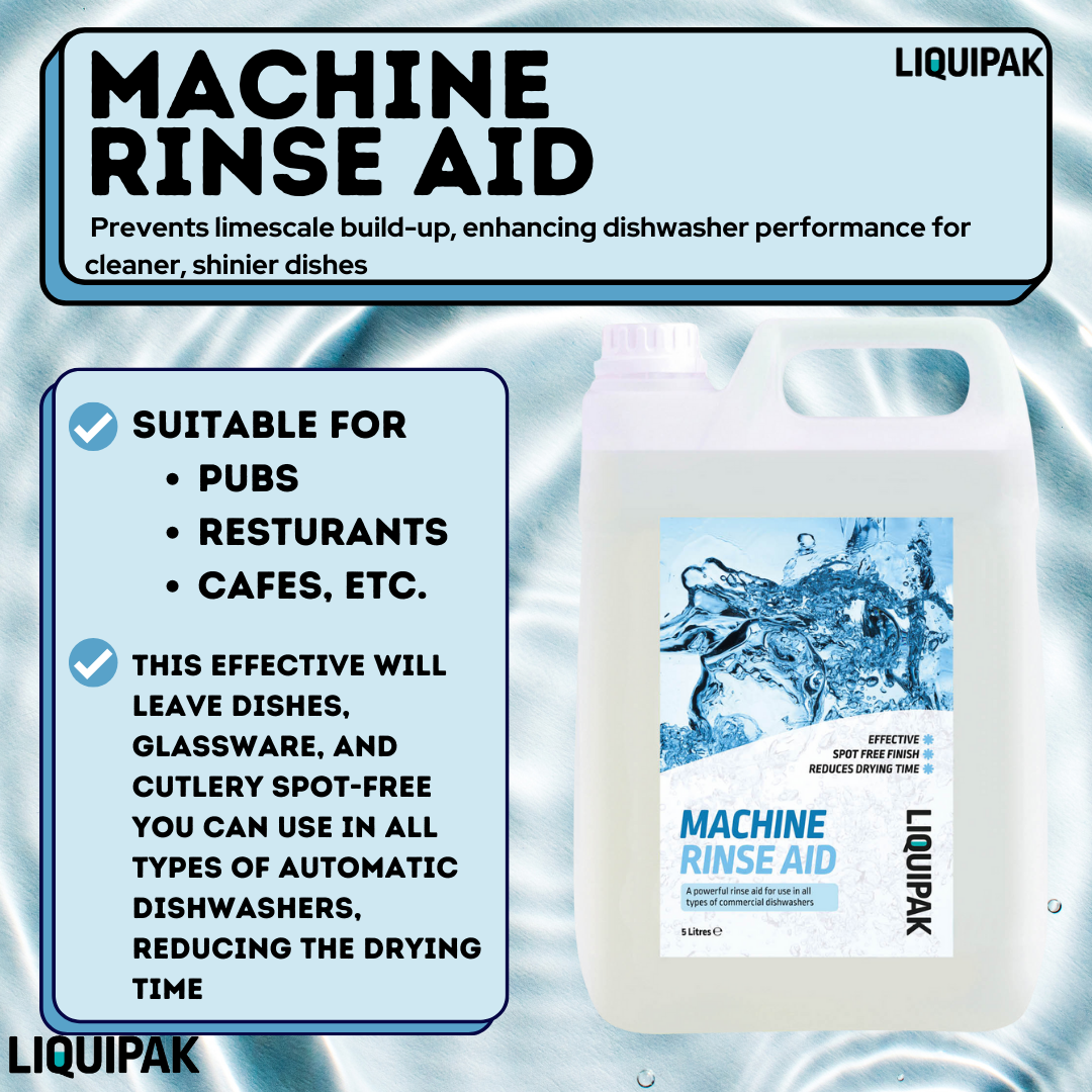 Commercial Machine Rinse Aid 5-20 Litre | Liquipak – Liquipak