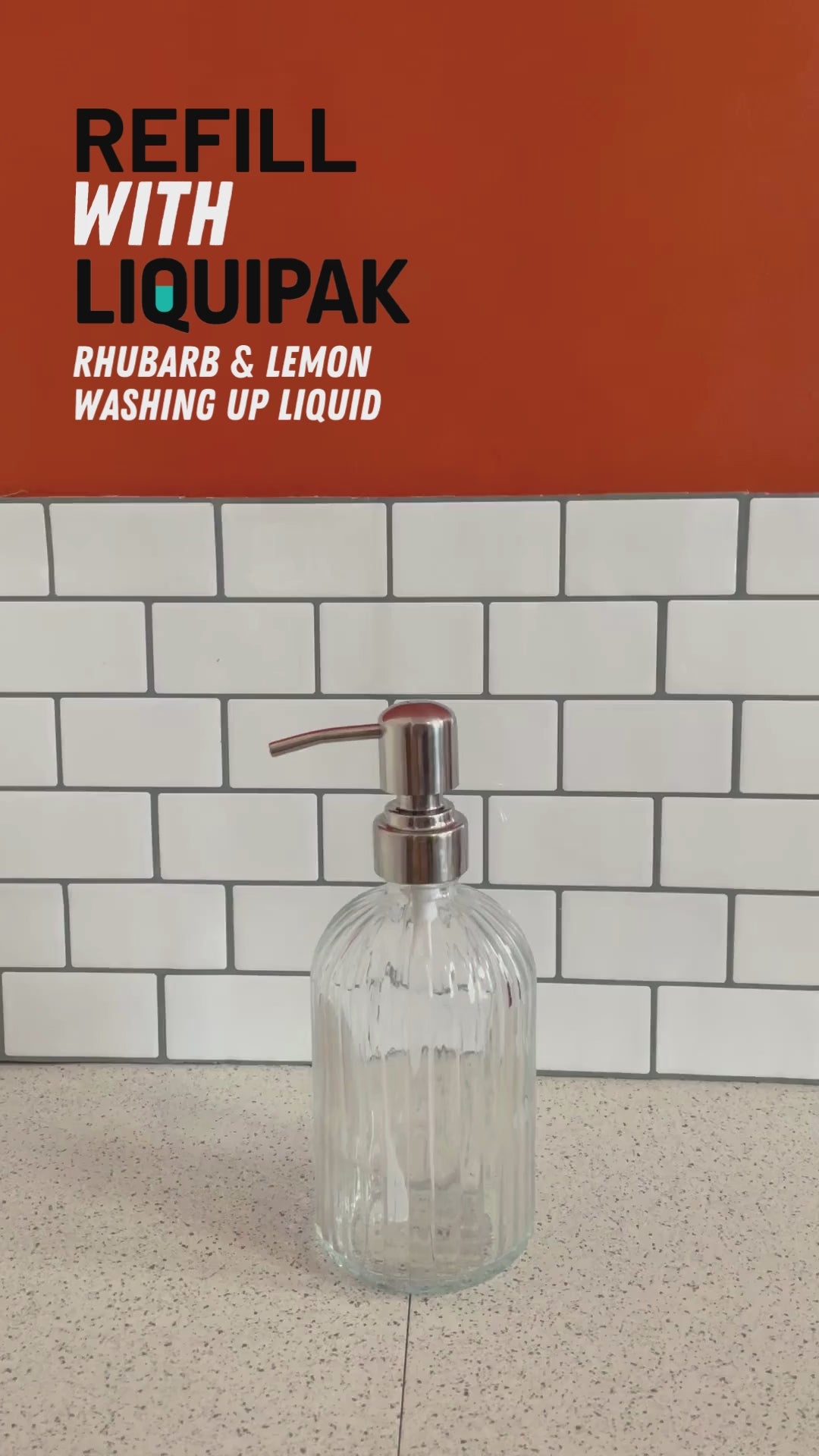 Liquipak - Rhubarb & Lemon Vegan Washing Up Liquid video