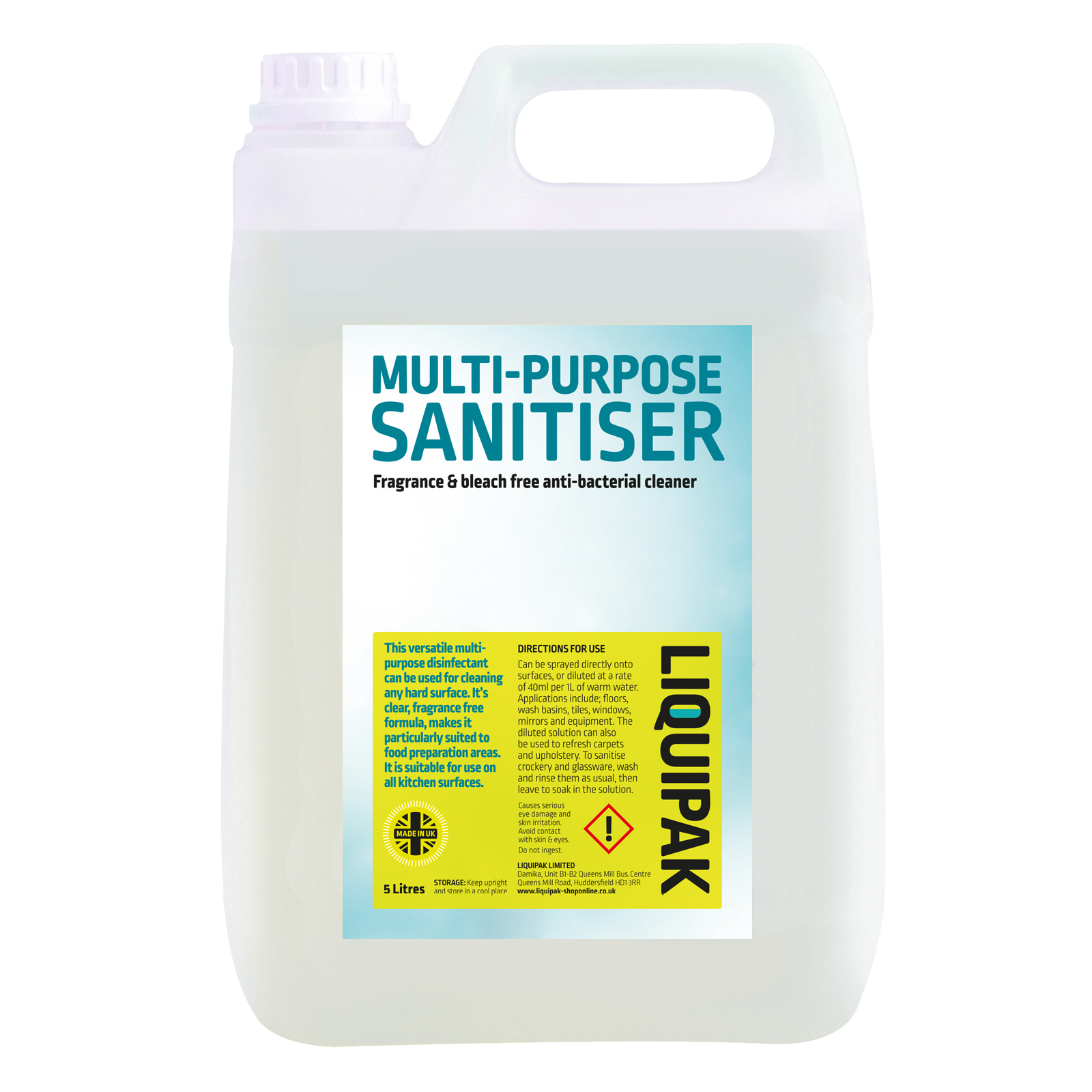 Liquipak - Multi Purpose Sanitiser 5L