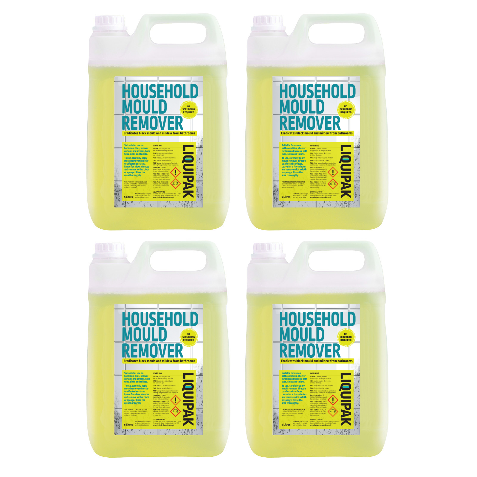 Liquipak household mould remover 4x5L